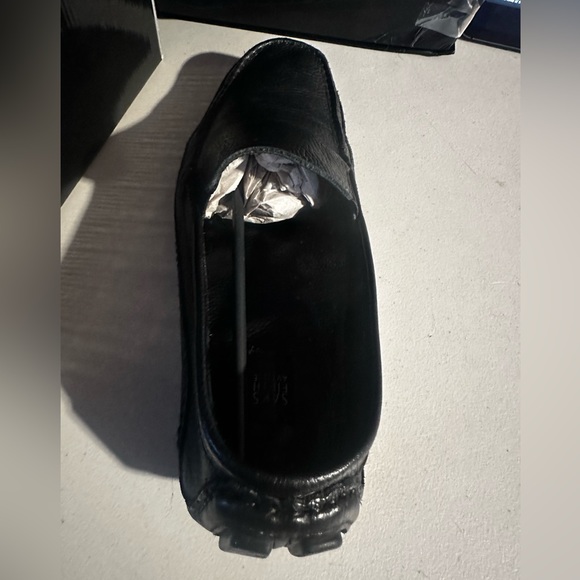 Saks Fifth Ave Men Leather Loafers Size 11 - Picture 4 of 7